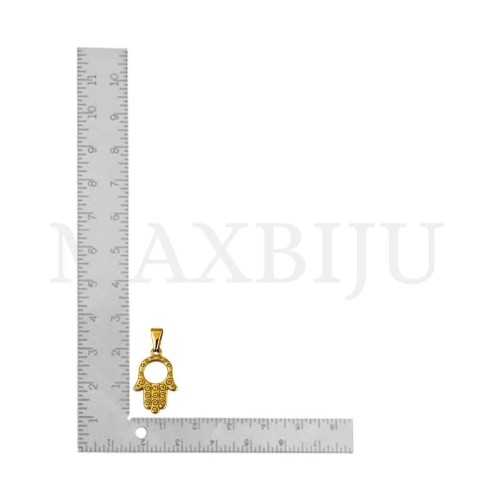 Stainless Steel Pendant - Fatima's Hand 16x27mm