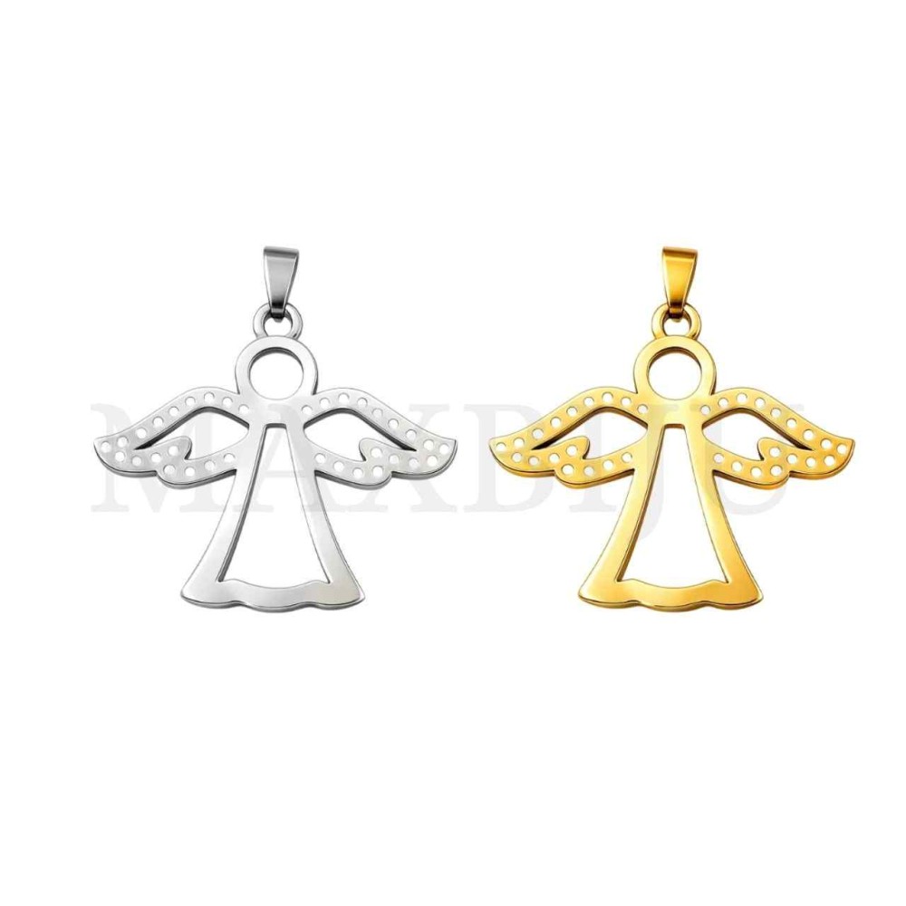 Stainless Steel Pendant - Angel 50x45mm