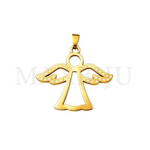 Stainless Steel Pendant - Angel 50x45mm