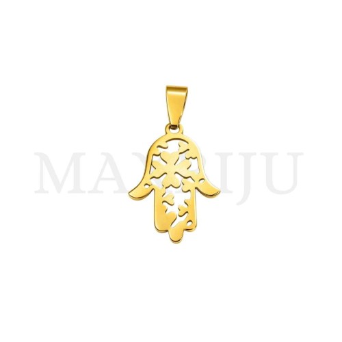 Stainless Steel Pendant - Hamsá 20x28mm