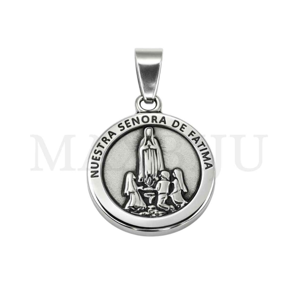 Stainless Steel Pendant - Nuestra Señora de Fatima 20mm