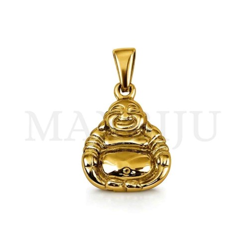 Stainless Steel Pendant - Buda 16x22mm