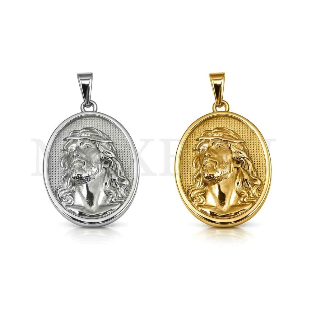 Stainless Steel Pendant-  Jesus Christ 32x45mm