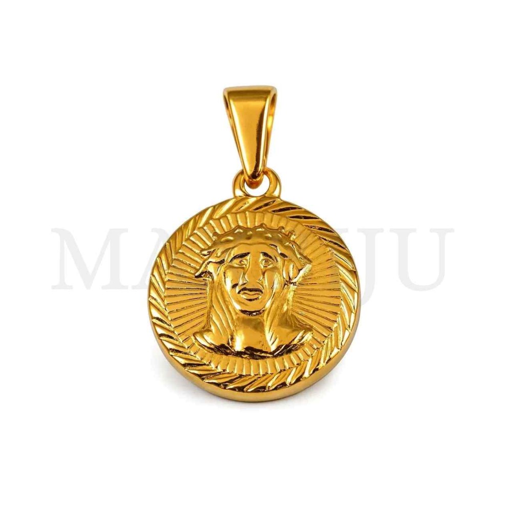 Stainless Steel Pendant-  Jesus Christ 18x22mm