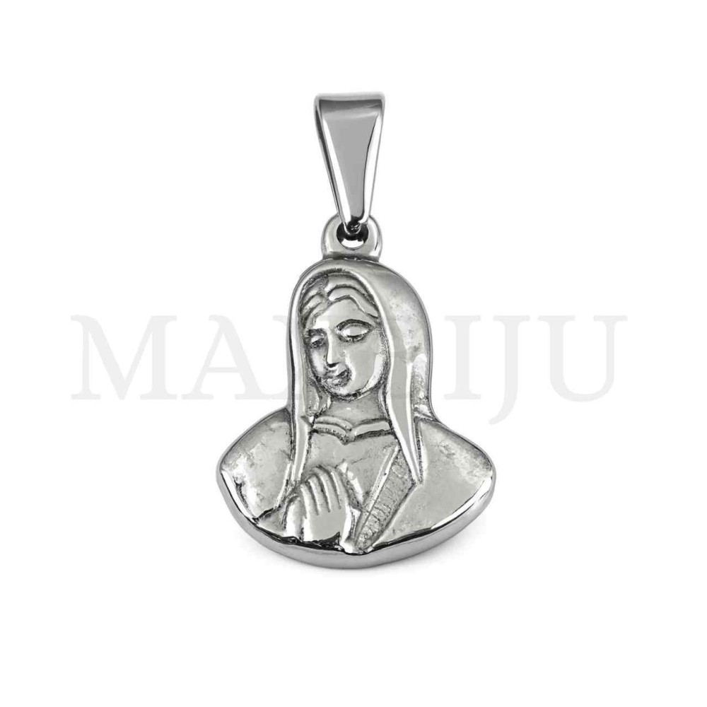 Stainless Steel Pendant-  Our Lady of Guadalupe 16x21mm
