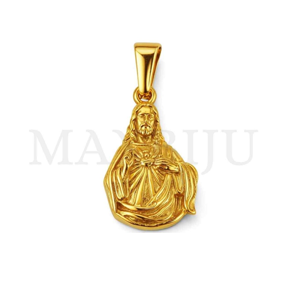 Stainless Steel Pendant - Jesus Christ 13x22mm