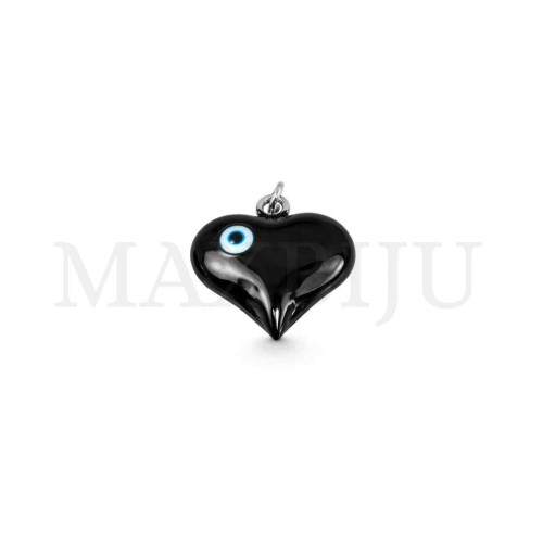 Stainless Steel Pendant - Greek Eye 17x17mm
