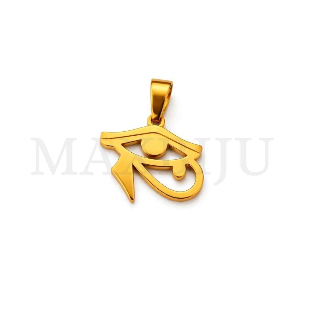 Stainless Steel Pendant - Greek Eye 24x21mm