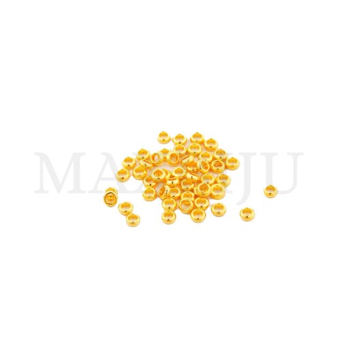 Steel Crimp Beads 2.5mm