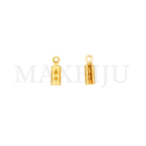 Steel 2.5mm Crimp Ends for 2mm Cord