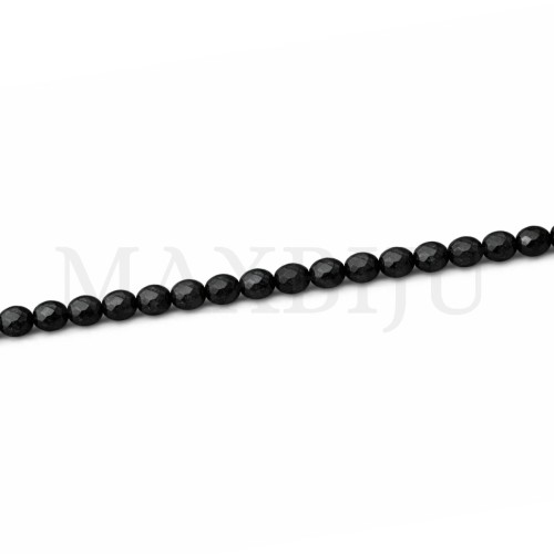 Stone Strand -Faceted Dyed Jade 10mm