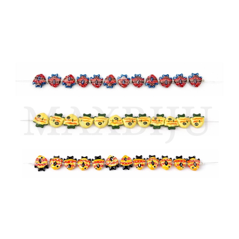 Ceramic Strands - 20x17mm.