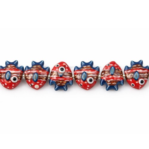 Ceramic Strands - 20x17mm.