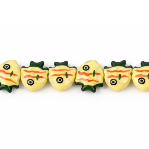 Ceramic Strands - 20x17mm.