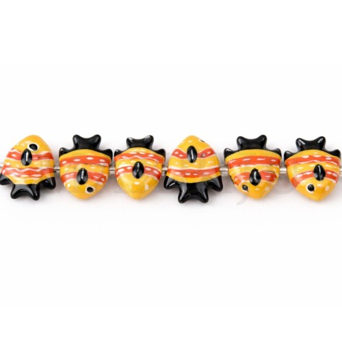 Ceramic Strands - 20x17mm.