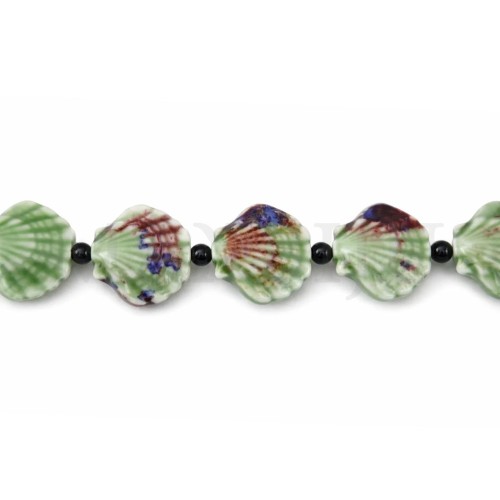 Ceramic Strands - 28x25mm.