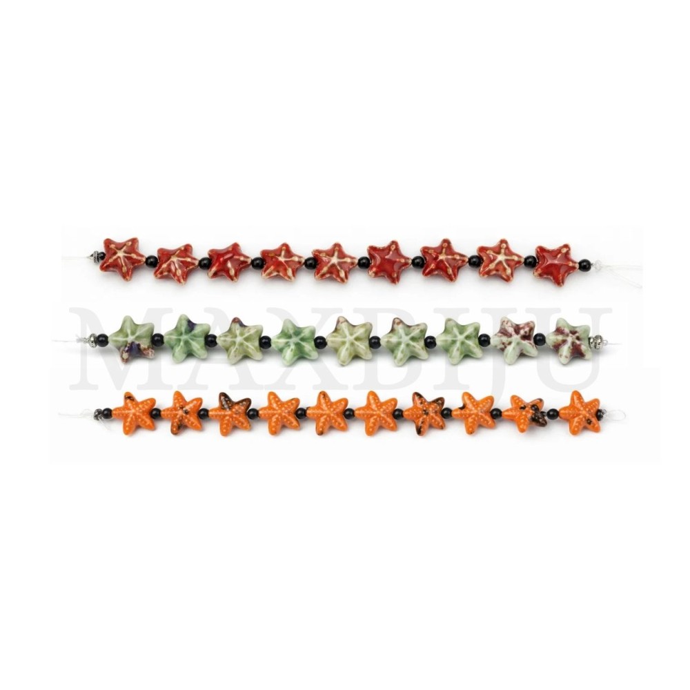 Ceramic Strands - 20x20mm.