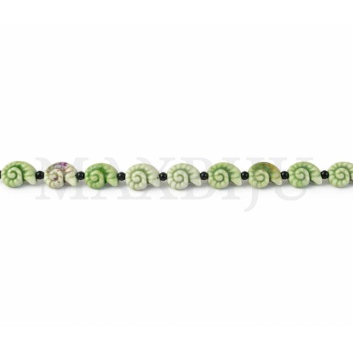 Ceramic Strands - 21x17mm.