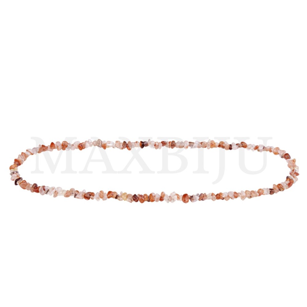 Strands of Haematoid Quartz - 80cm.