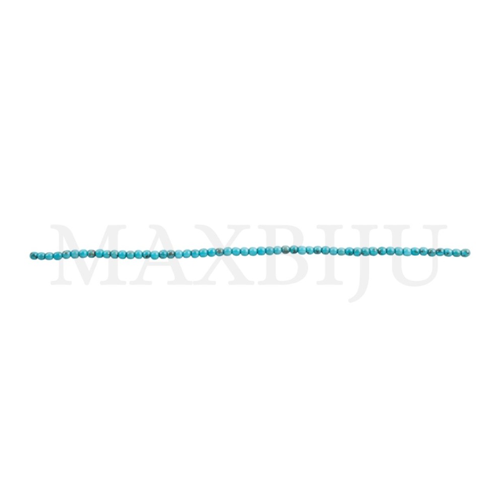 Strands of 6mm composite turquoise.