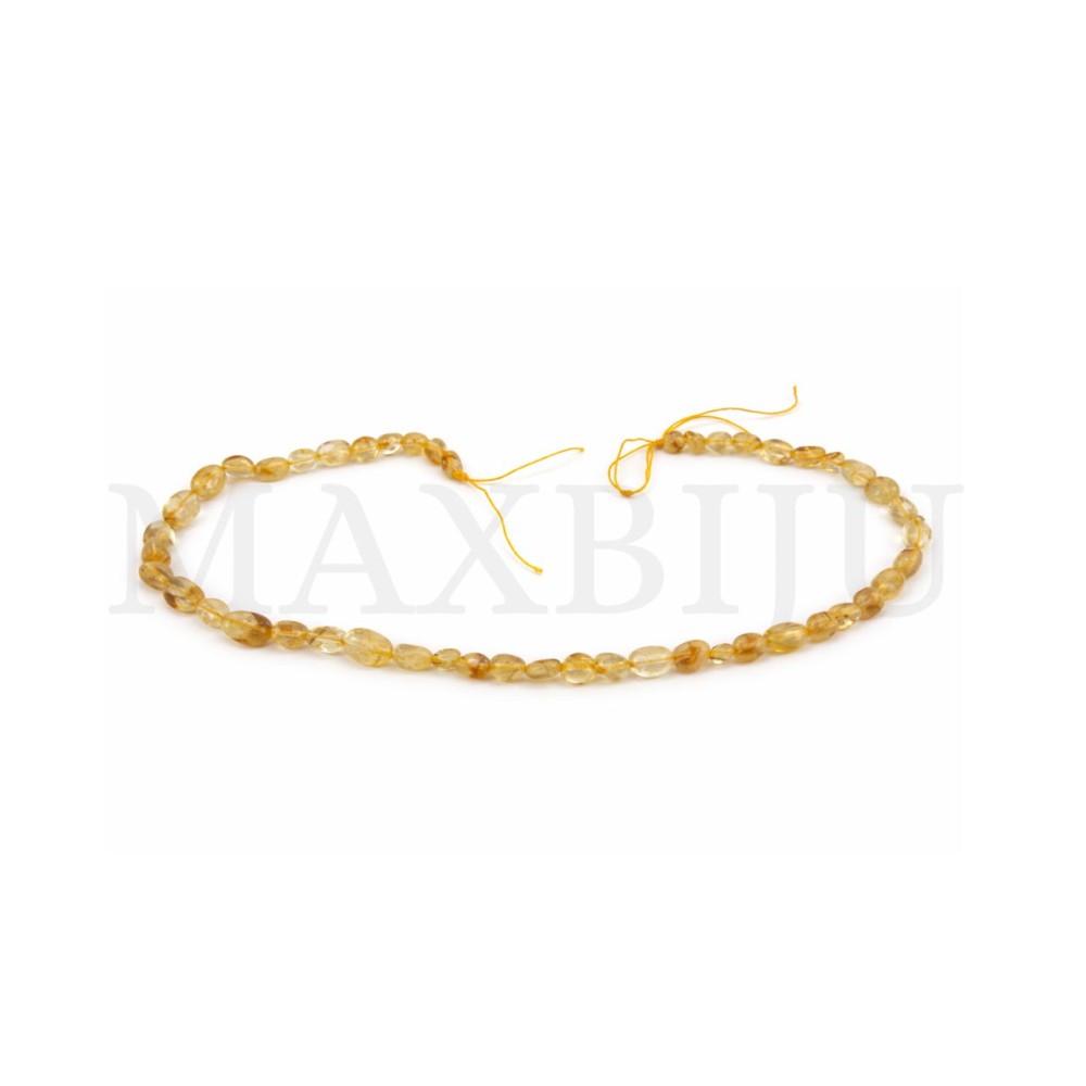 Citrine strands 40 cm.