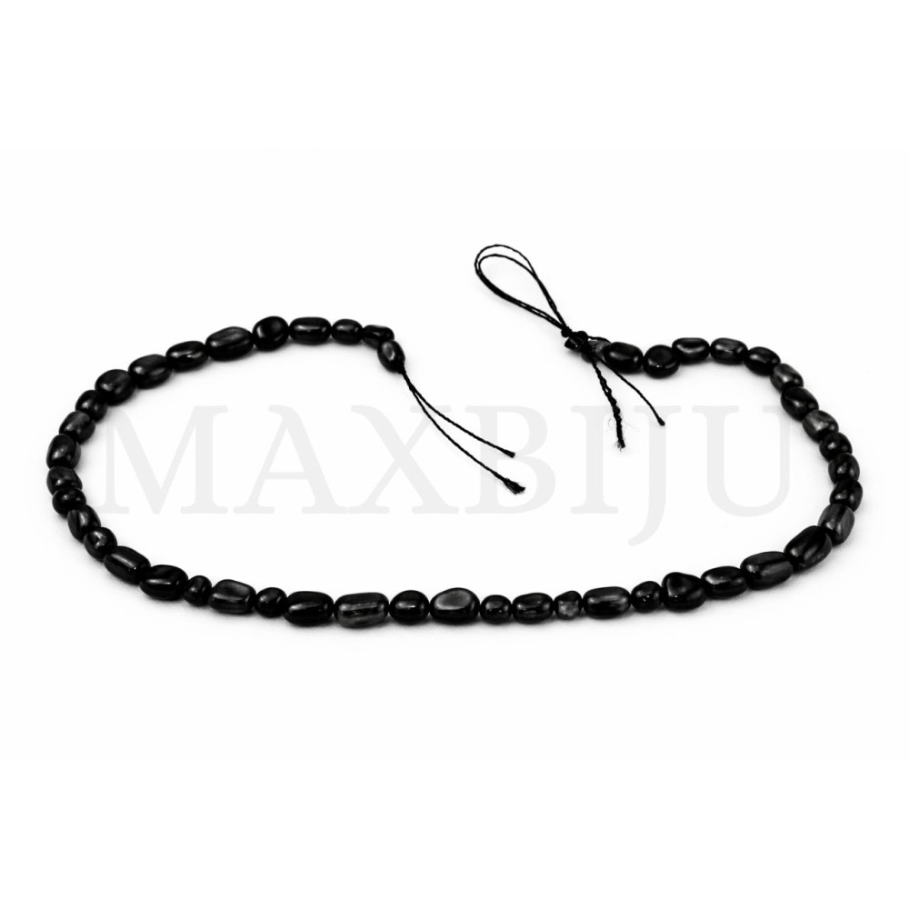 Black Obsidian Strands 40cm.