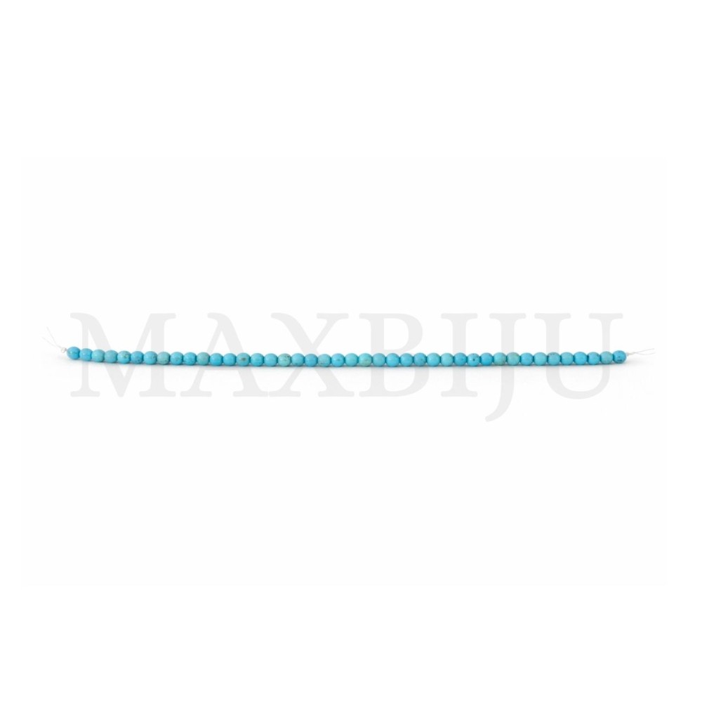 Strands of Natural Turquoise 6mm.