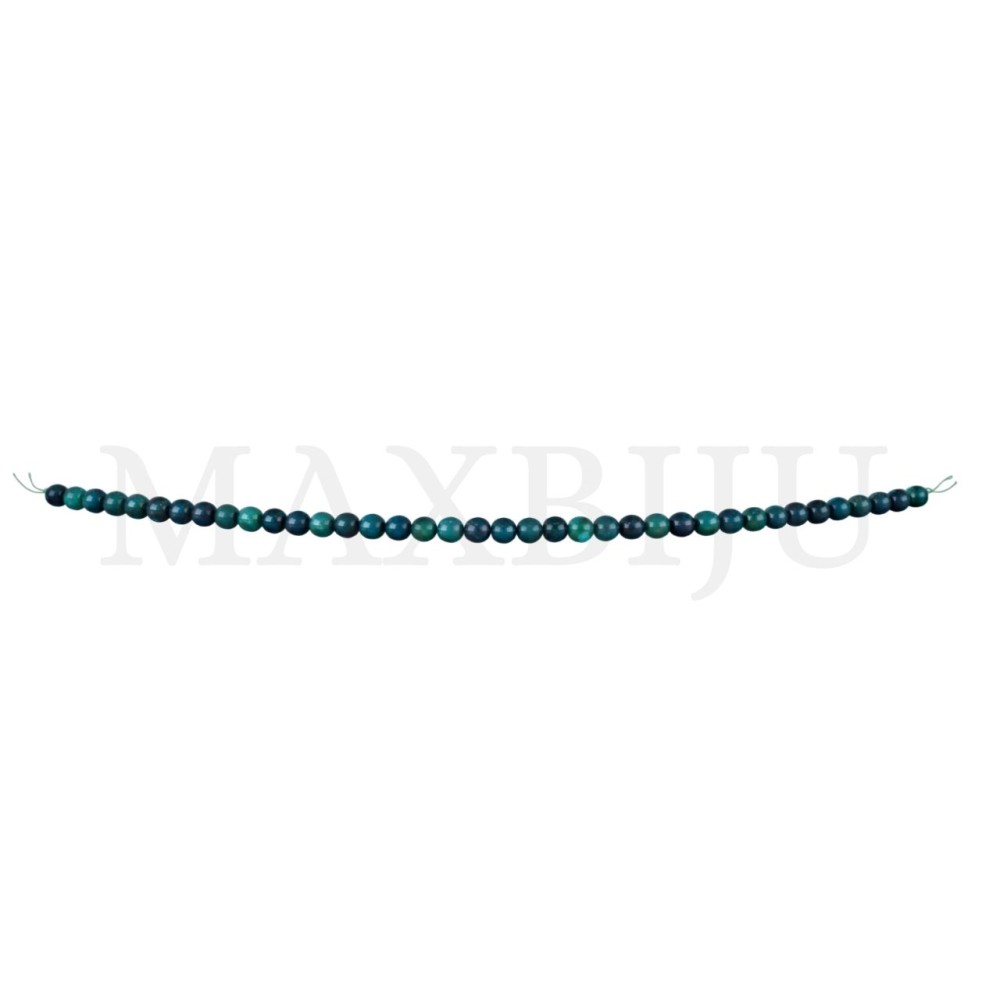 Strands of Chrysocolla 6mm.