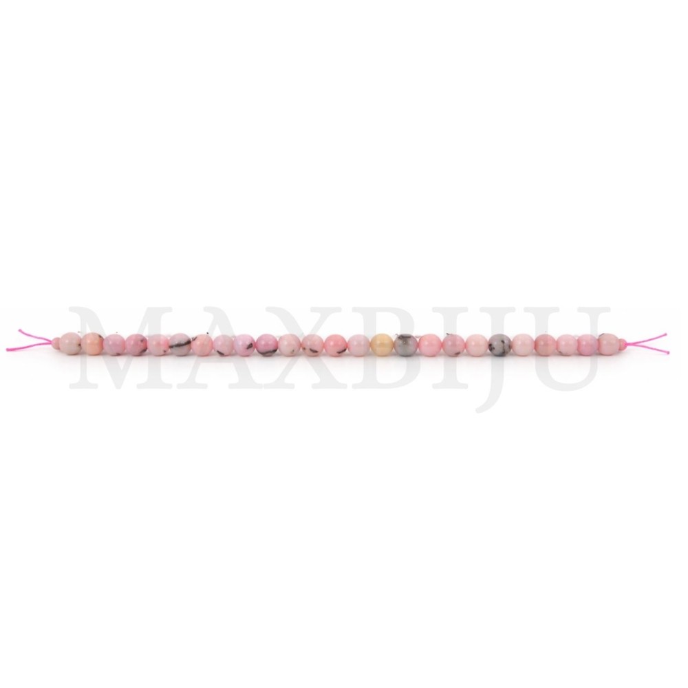 Strands of 8mm Pink Opal.
