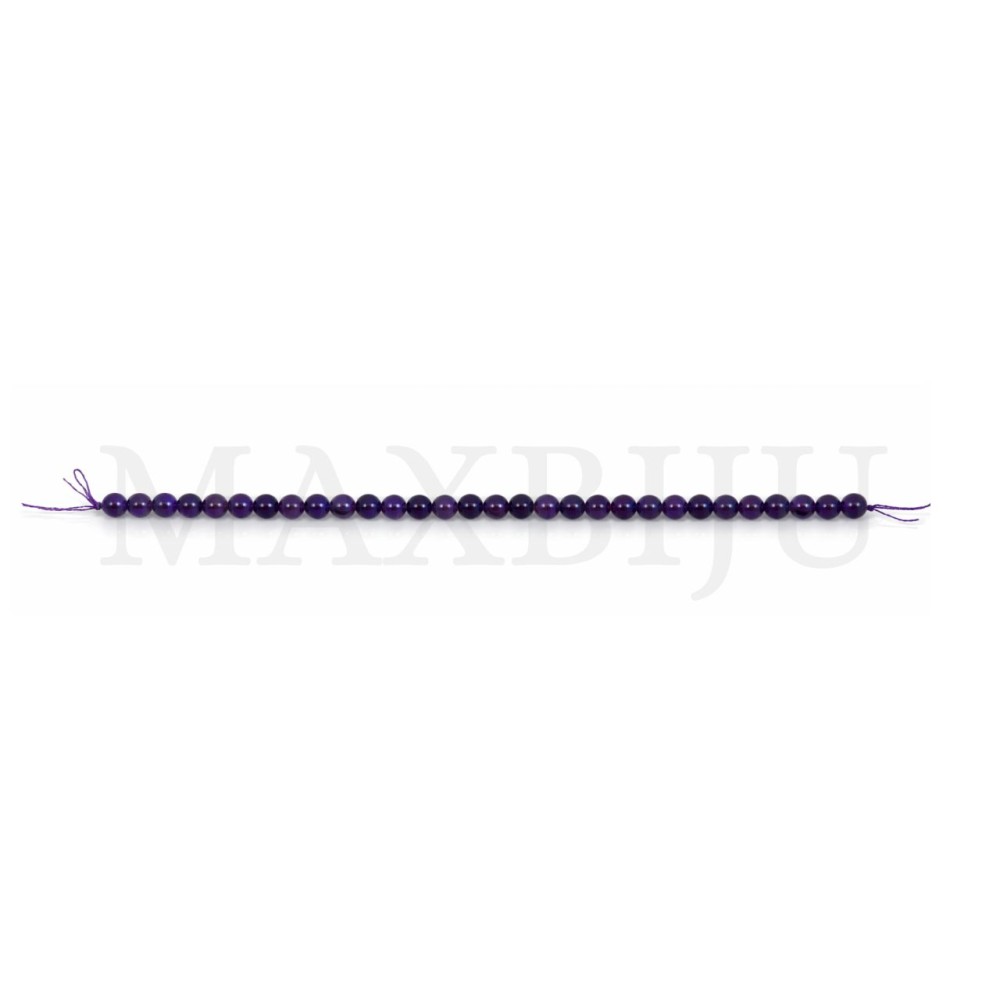 6mm amethyst strands.