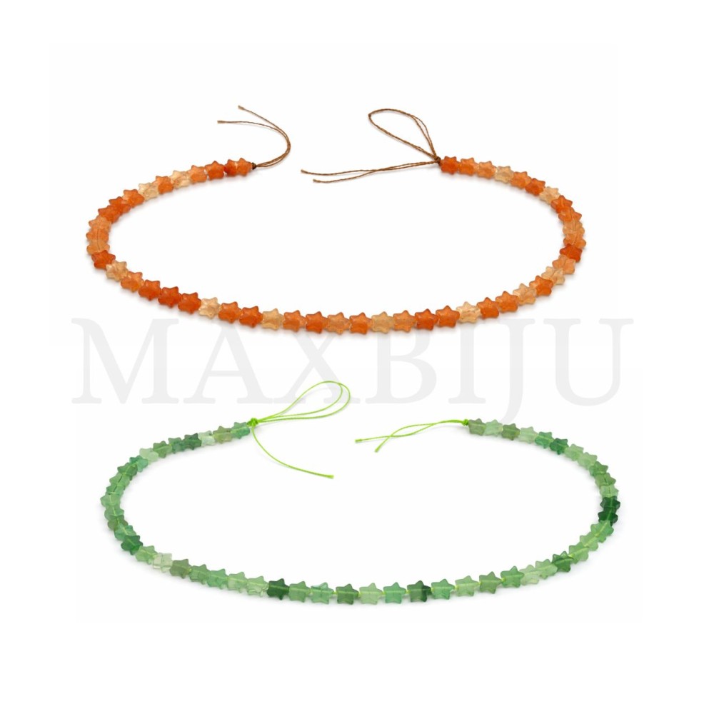 Strands of Red Aventurine – Star 6x6mm.