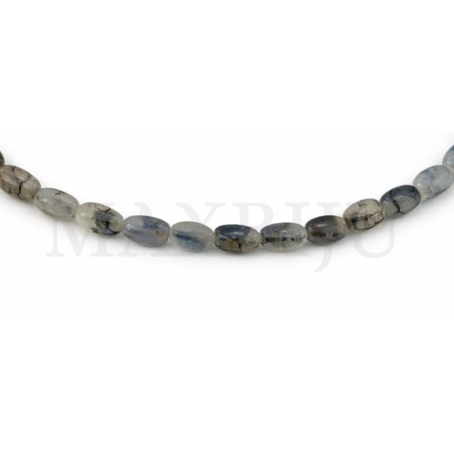 Strands of agate, 8x12mm.