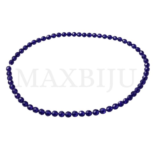 Strands of translucent faceted glass – 8mm.