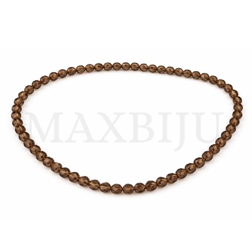 Strands of translucent faceted glass – 8mm.