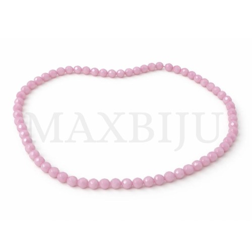 Faceted glass beads – 10mm.