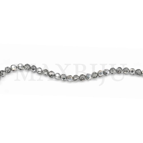 Faceted glass beads – 10mm.