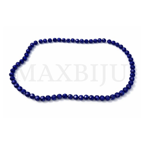 Faceted glass beads – 10mm.