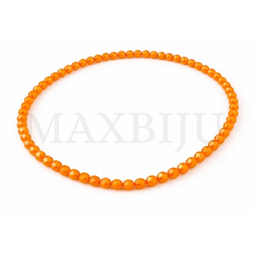Faceted glass beads – 10mm.