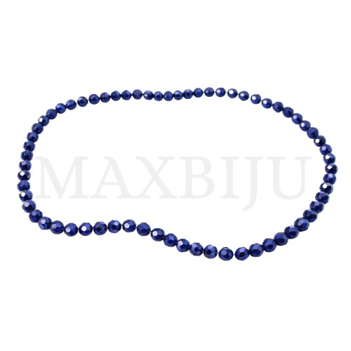 Faceted glass beads – 8mm.