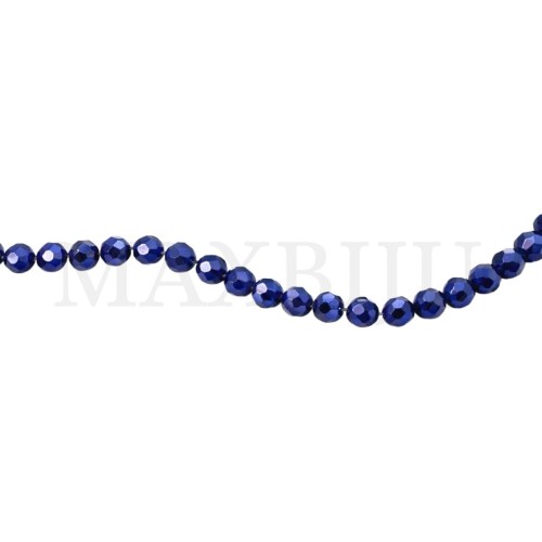 Faceted glass beads – 8mm.