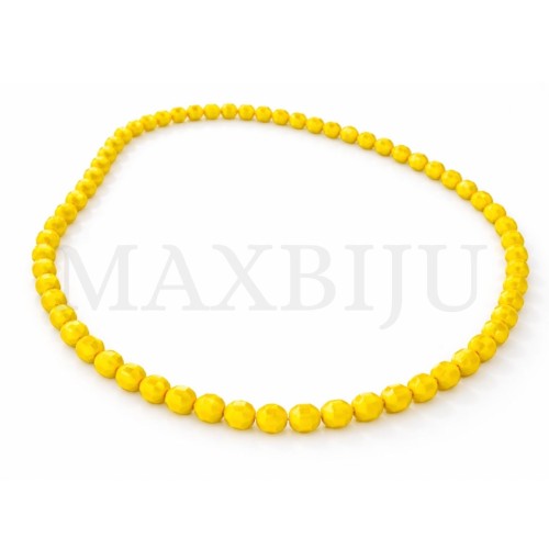 Faceted glass beads – 8mm.