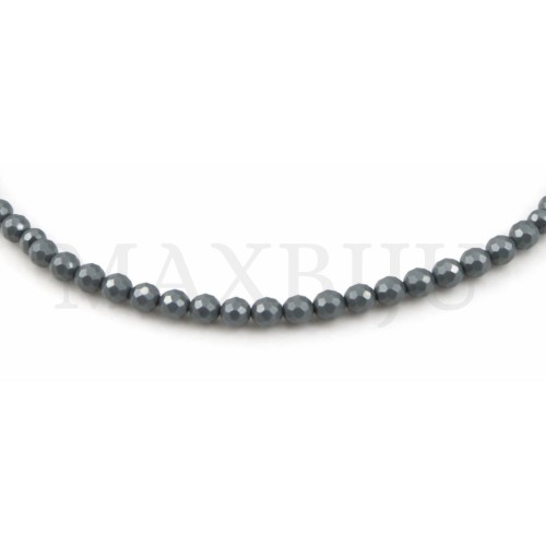 Faceted glass beads – 6mm.