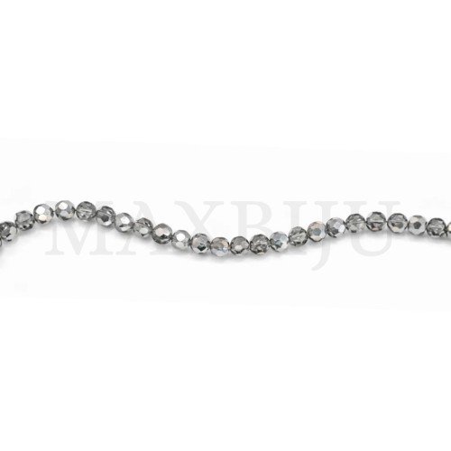 Faceted glass beads – 6mm.