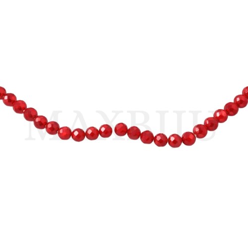 Faceted glass beads – 6mm.