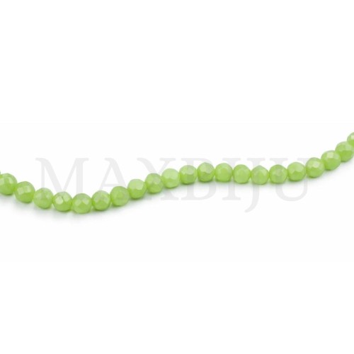 Faceted glass beads – 6mm.