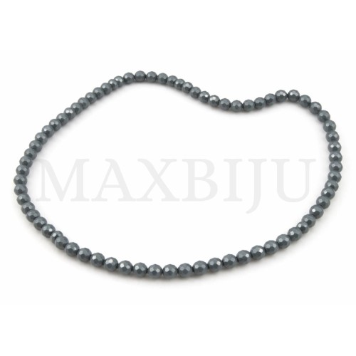 Faceted glass beads – 6mm.