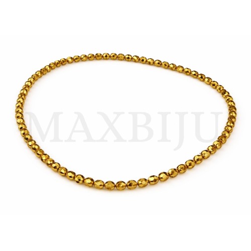 Faceted glass beads – 4mm.