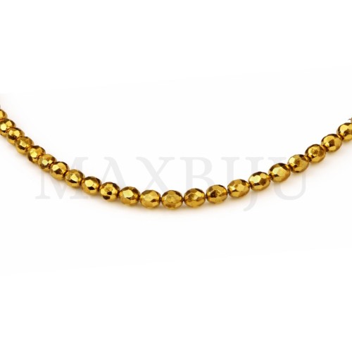 Faceted glass beads – 4mm.