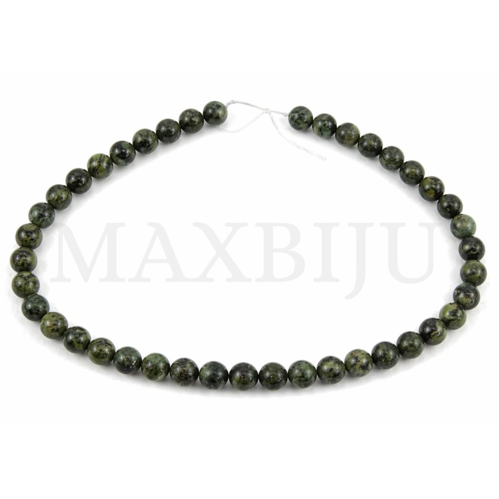 8mm Rhyolite strands.