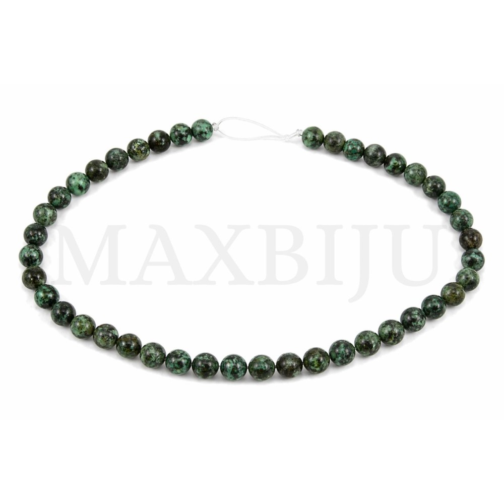 Strings of 8mm African Turquoise.